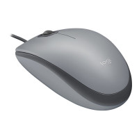 Produktbild för Logitech M110 Silent - mus - USB-A - mellangrå