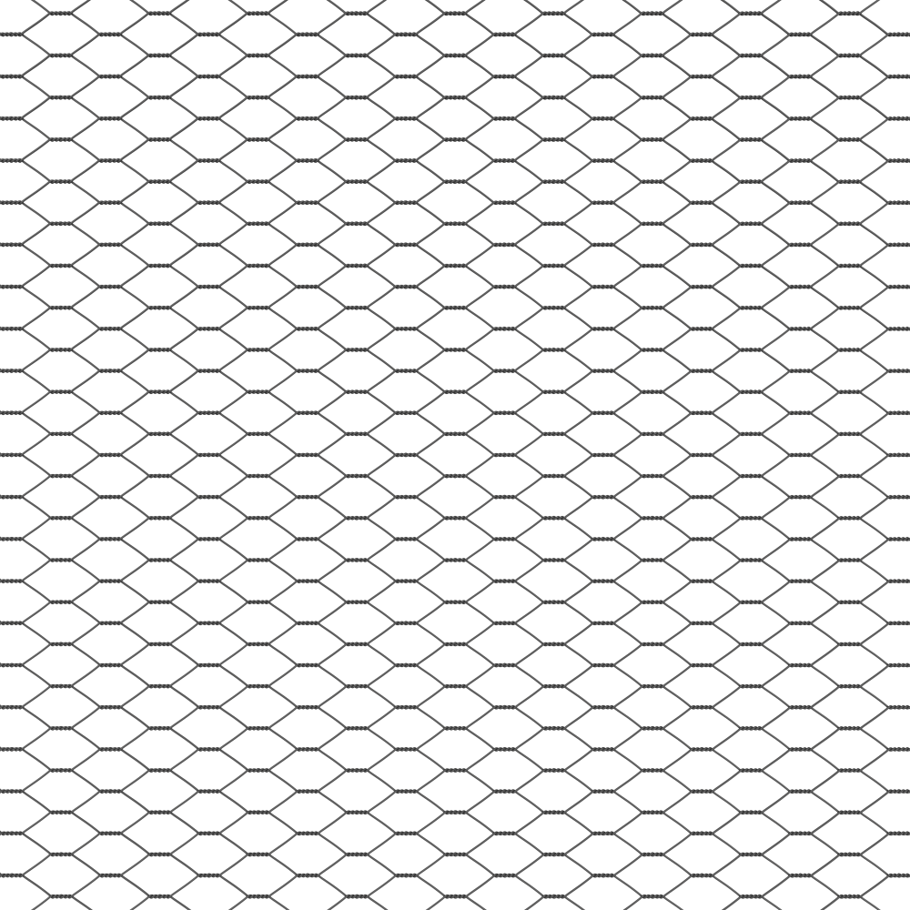Produktbild för Sexkantigt staket med stolpe 10 x 0,6 m PVC-belagda stål Grå