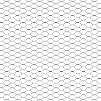 Produktbild för Sexkantigt staket med stolpe 10 x 0,6 m PVC-belagda stål Grå