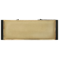 Produktbild för Bänk Skåp Brun 100 x 35 x 50 cm Massivt Mangoträ