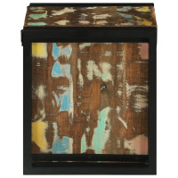 Produktbild för Vinställ 35 x 35 x 39 cm Solid återvunnen trä