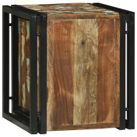 Produktbild för Vinställ 35 x 35 x 39 cm Solid återvunnen trä