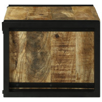 Produktbild för Vinställ 2 pcs 46 x 35 x 27,5 cm Massivt mangoträ