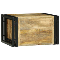 Produktbild för Vinställ 2 pcs 46 x 35 x 27,5 cm Massivt mangoträ