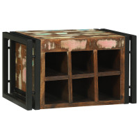 Produktbild för Vinställ 2 pcs 46 x 35 x 27,5 cm Solid återvunnen trä