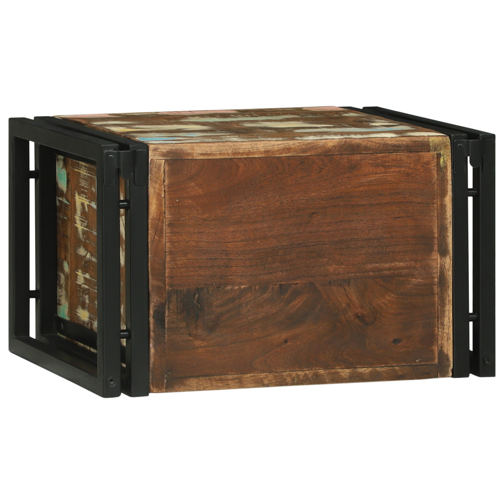 Produktbild för Vinställ 2 pcs 46 x 35 x 27,5 cm Solid återvunnen trä