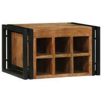 Produktbild för Vinställ 2 pcs 46 x 35 x 27,5 cm Massivt Akaciaträ