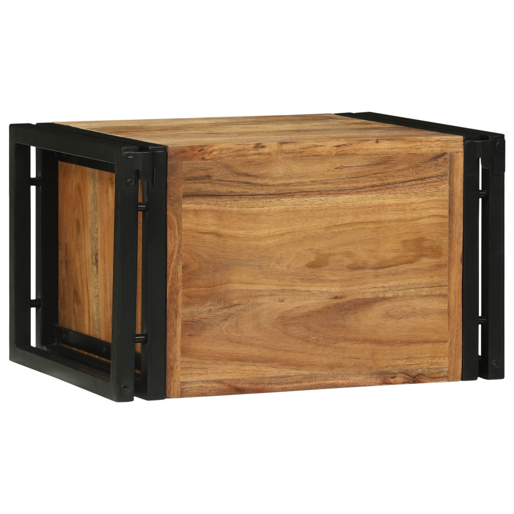 Produktbild för Vinställ 2 pcs 46 x 35 x 27,5 cm Massivt Akaciaträ