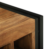 Produktbild för Vinställ 2 pcs 46 x 35 x 27,5 cm Massivt Akaciaträ