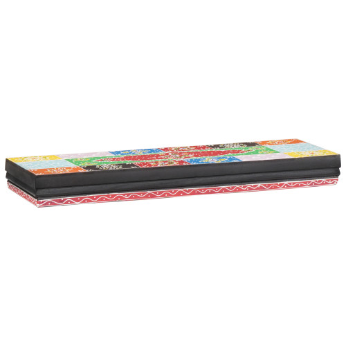 vidaXL Vägg hyllor Flerfärgsdesign 60 x 20 x 6 cm Massivt mangoträ