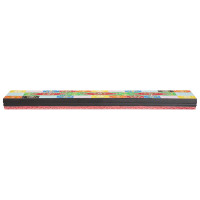Produktbild för Vägg hyllor Flerfärgsdesign 100 x 20 x 6 cm Massivt mangoträ
