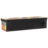 Produktbild för TV-skåp Flerfärgsdesign 100 x 30 x 24 cm Massivt Mangoträ