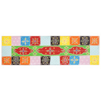 Produktbild för TV-skåp Flerfärgsdesign 100 x 30 x 24 cm Massivt Mangoträ