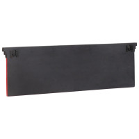 Produktbild för Klädhängare Svart 80 x 25 x 2 cm Massivt mangoträ