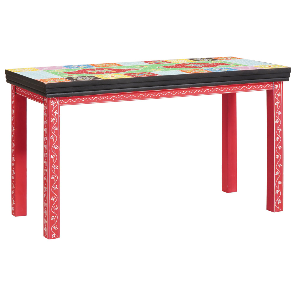Produktbild för Sidobord 2 pcs Flerfärgsdesign