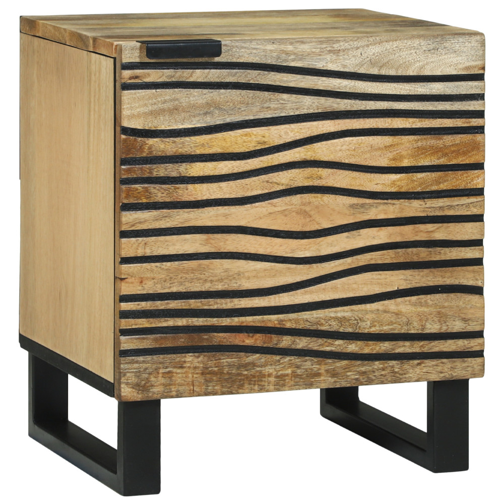 Produktbild för Nattduksbord 2 pcs Naturlig 40 x 33 x 46 cm Konstruerat trä
