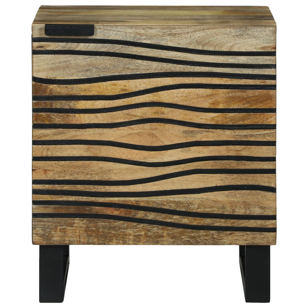 Produktbild för Nattduksbord 2 pcs Naturlig 40 x 33 x 46 cm Konstruerat trä