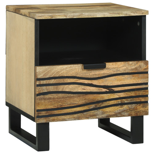 vidaXL Nattduksbord Naturlig 40 x 33 x 46 cm Konstruerat trä