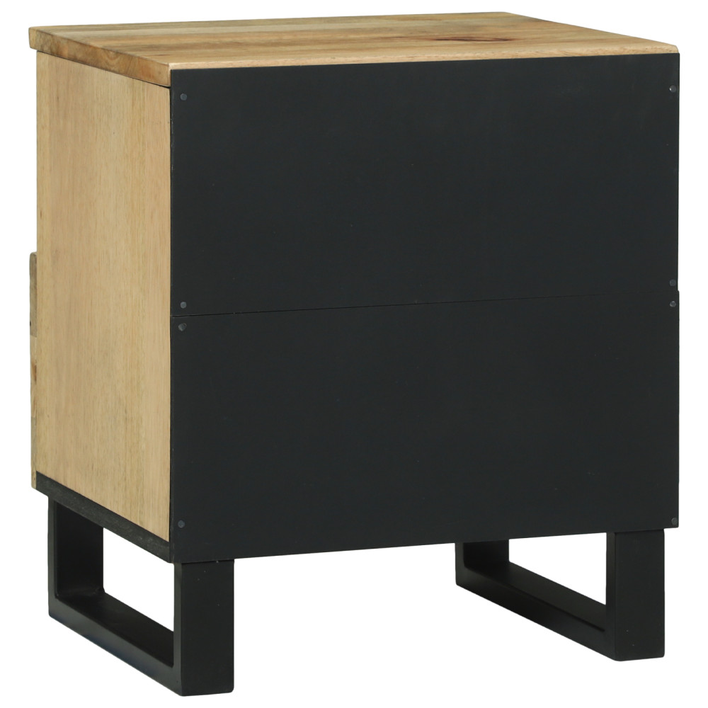 Produktbild för Nattduksbord Naturlig 40 x 33 x 46 cm Konstruerat trä