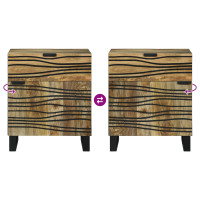 Produktbild för Nattduksbord Naturlig 50 x 33 x 60 cm Konstruerat trä