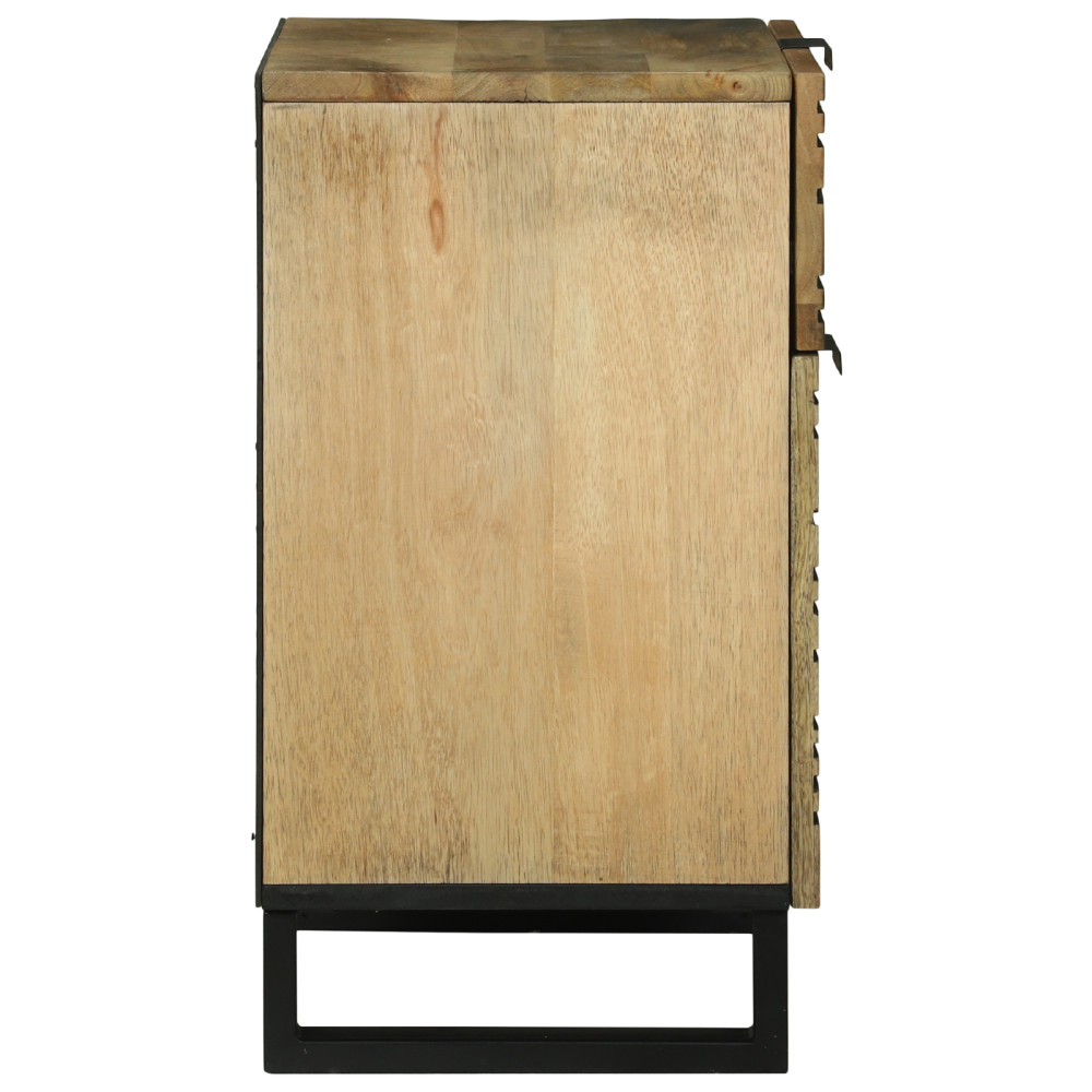 Produktbild för Nattduksbord Naturlig 50 x 33 x 60 cm Konstruerat trä