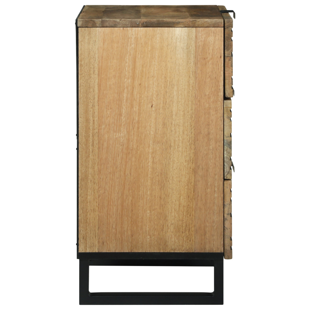 Produktbild för Nattduksbord Naturlig 50 x 33 x 62 cm Konstruerat trä