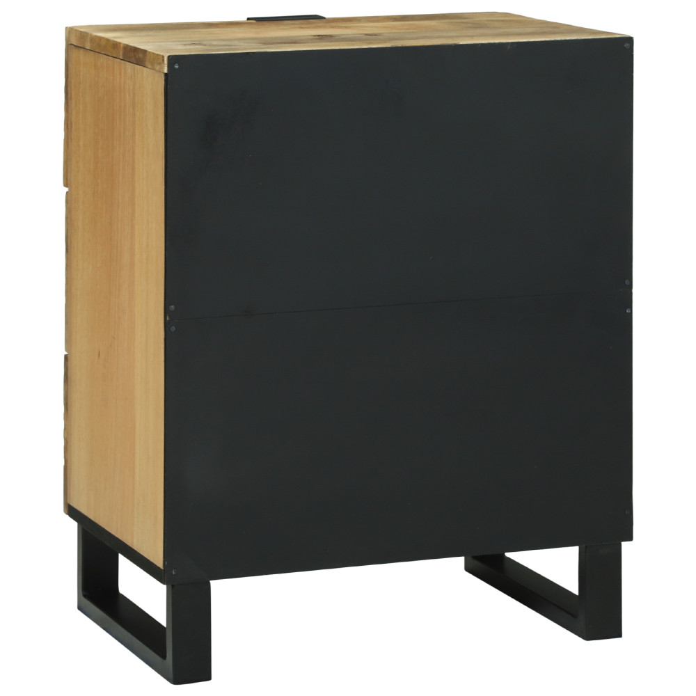 Produktbild för Nattduksbord Naturlig 50 x 33 x 62 cm Konstruerat trä