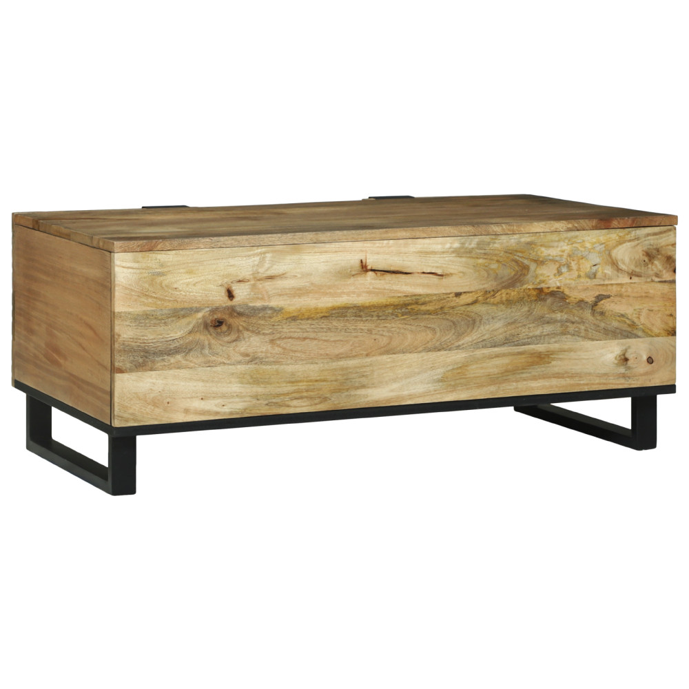 Produktbild för Kaffeebord Naturlig 100 x 54 x 40 cm Konstruerat trä
