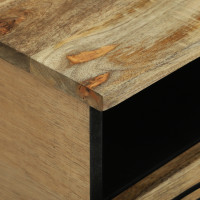 Produktbild för Kaffeebord Naturlig 80 x 54 x 40 cm Konstruerat trä
