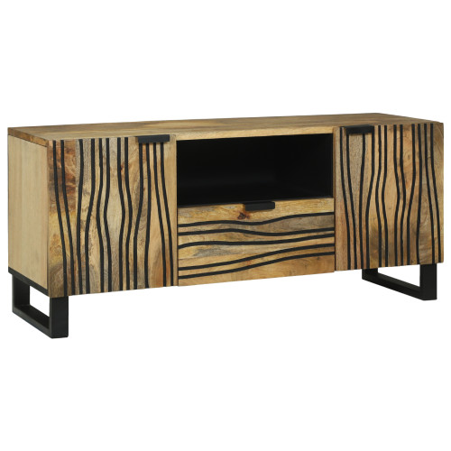 vidaXL TV Enheter med låda Brun 105 x 33 x 46 cm Konstruerat trä