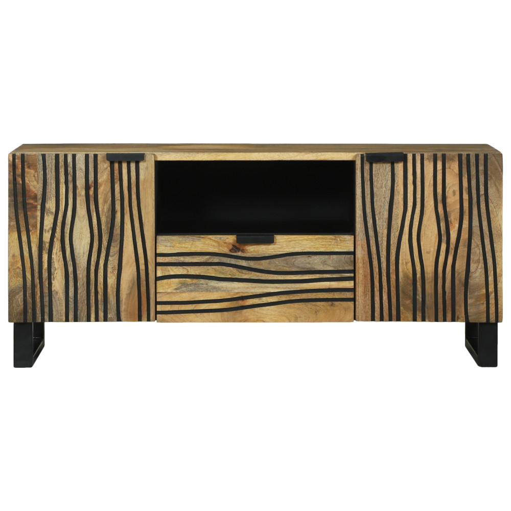 Produktbild för TV Enheter med låda Brun 105 x 33 x 46 cm Konstruerat trä