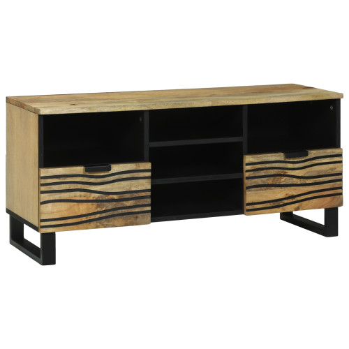 vidaXL TV Enheter med låda Brun 100 x 33 x 46 cm Konstruerat trä