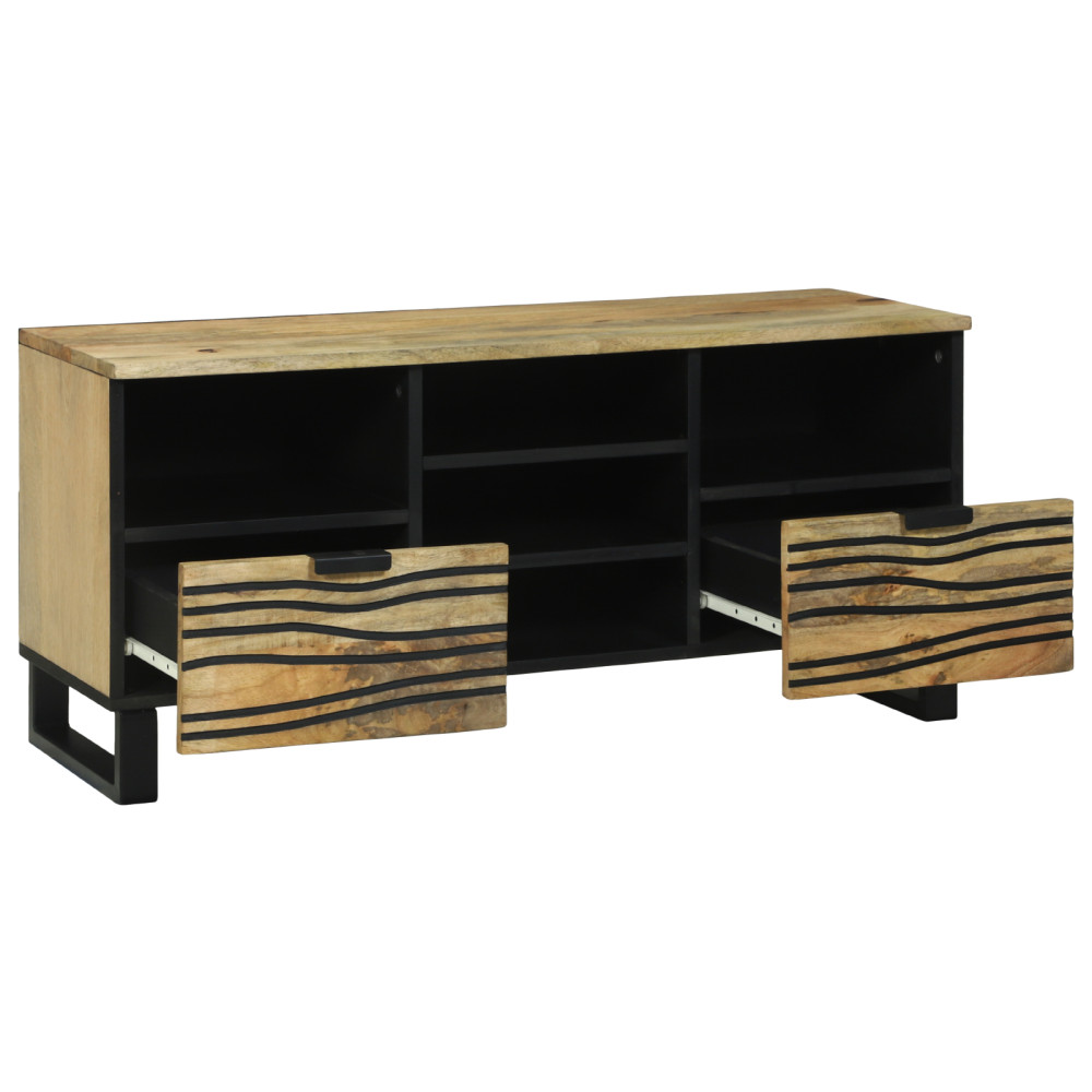 Produktbild för TV Enheter med låda Brun 100 x 33 x 46 cm Konstruerat trä