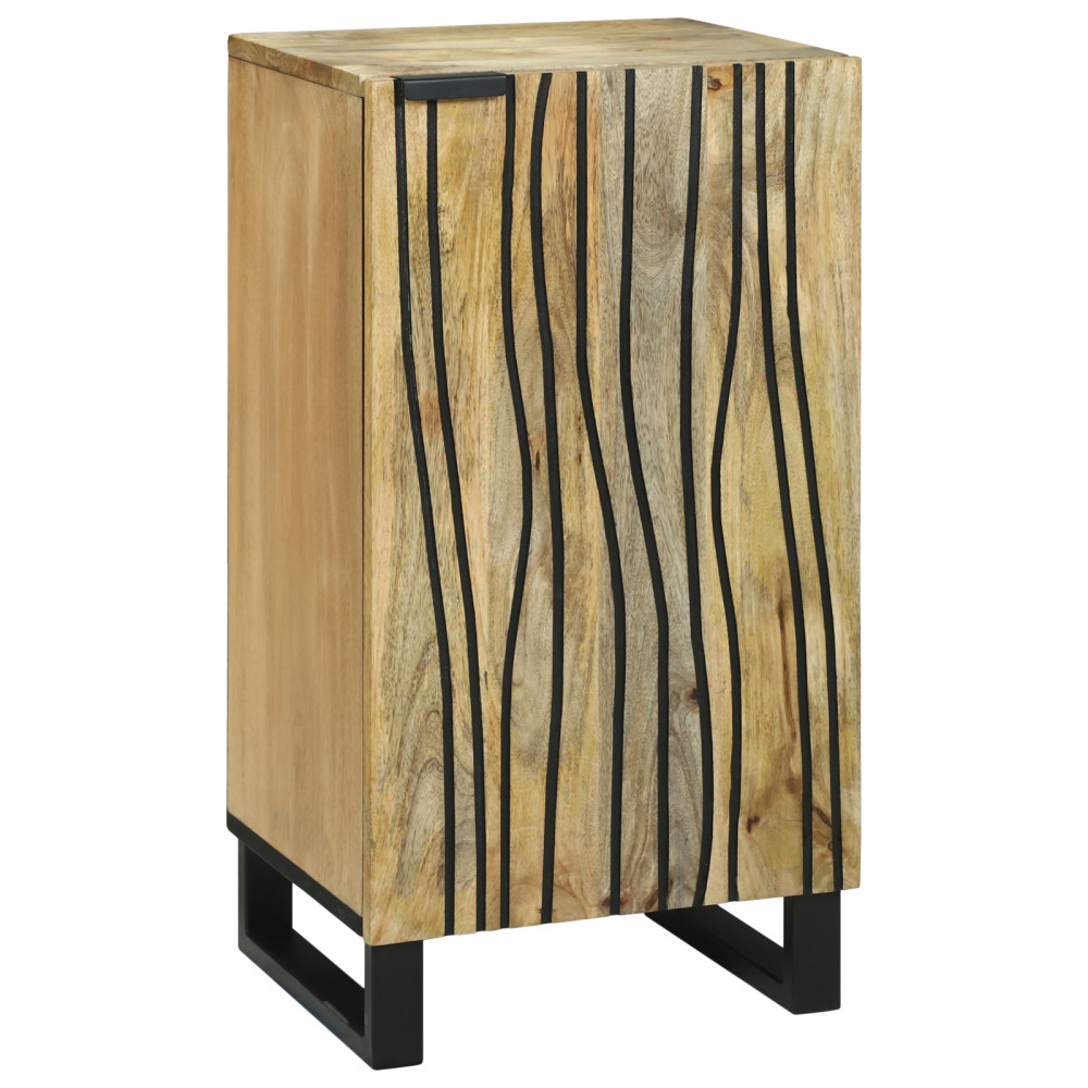 Produktbild för Skåp Brun 40 x 33 x 75 cm massivt mangoträ