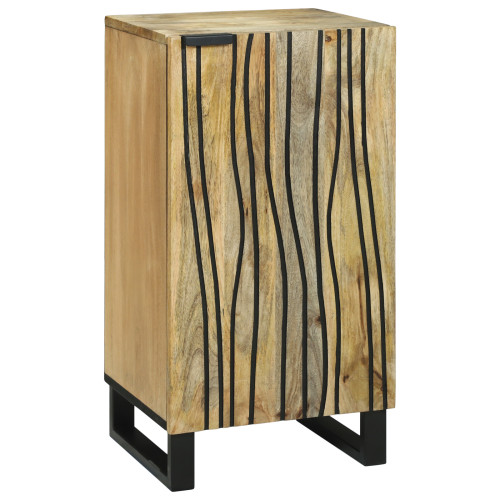 vidaXL Skåp Brun 40 x 33 x 75 cm massivt mangoträ
