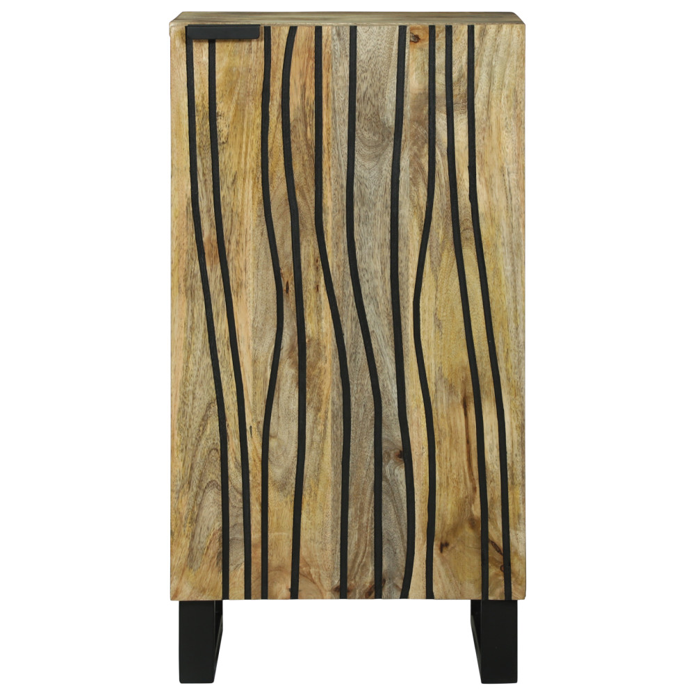 Produktbild för Skåp Brun 40 x 33 x 75 cm massivt mangoträ