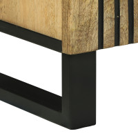 Produktbild för Sideboard med låda Brun 60 x 33 x 75 cm massivt mangoträ