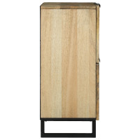 Produktbild för Skåp Brun 60 x 33 x 75 cm massivt mangoträ