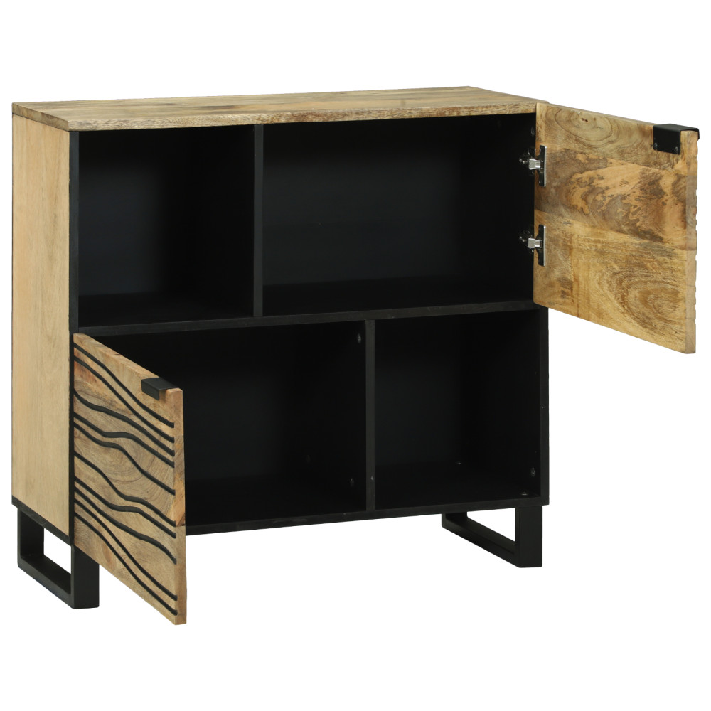 Produktbild för Sideboard Brun 80 x 33 x 75 cm massivt mangoträ