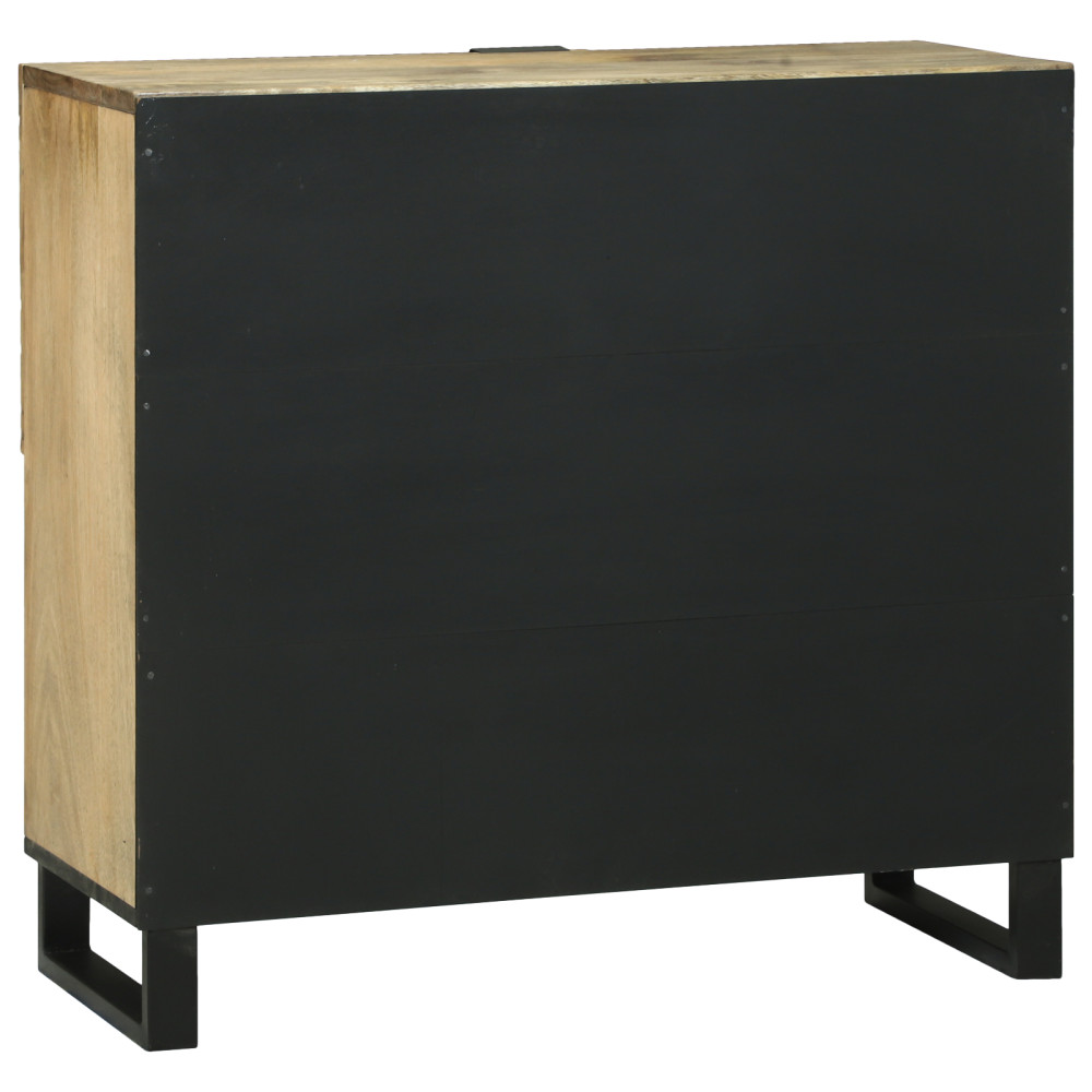 Produktbild för Sideboard Brun 80 x 33 x 75 cm massivt mangoträ