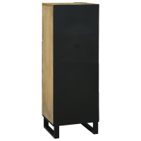 Produktbild för Highboard Brun 40 x 33 x 110 cm massivt mangoträ