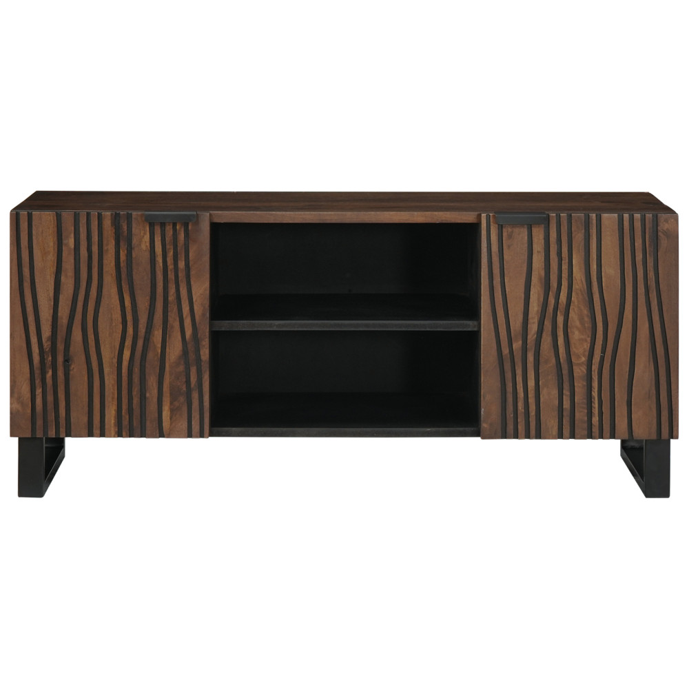 Produktbild för TV Enheter Valnöt 105 x 33 x 46 cm Konstruerat trä