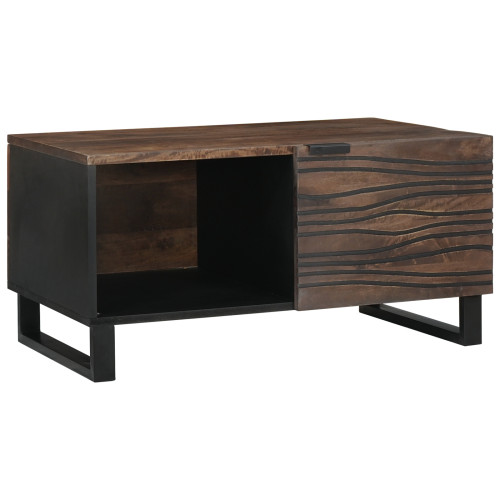 vidaXL Kaffeebord Valnöt 80 x 50 x 40 cm Konstruerat trä