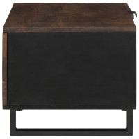 Produktbild för Kaffeebord Valnöt 80 x 50 x 40 cm Konstruerat trä