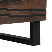 Produktbild för Kaffeebord Valnöt 80 x 50 x 40 cm Konstruerat trä