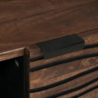 Produktbild för Kaffeebord Valnöt 80 x 50 x 40 cm Konstruerat trä