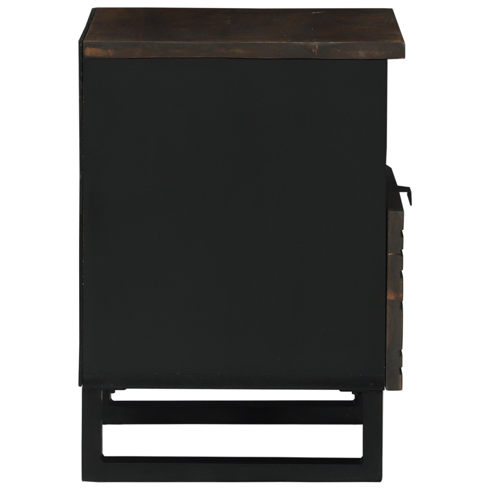 Produktbild för Nattduksbord 2 pcs Valnöt 40 x 33 x 46 cm Konstruerat trä