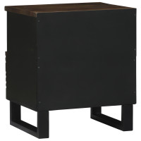 Produktbild för Nattduksbord 2 pcs Valnöt 40 x 33 x 46 cm Konstruerat trä