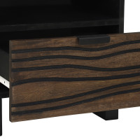 Produktbild för Nattduksbord 2 pcs Valnöt 40 x 33 x 46 cm Konstruerat trä