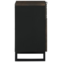Produktbild för Nattduksbord Valnöt 50 x 33 x 60 cm Konstruerat trä